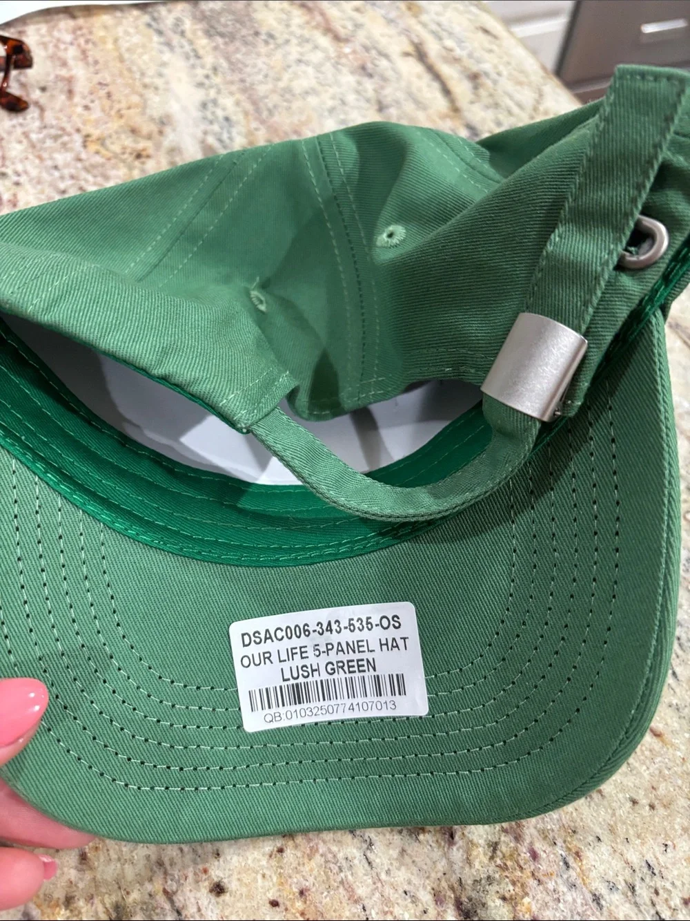 Darc Sport Wolves 5 panel Green Hat NWT